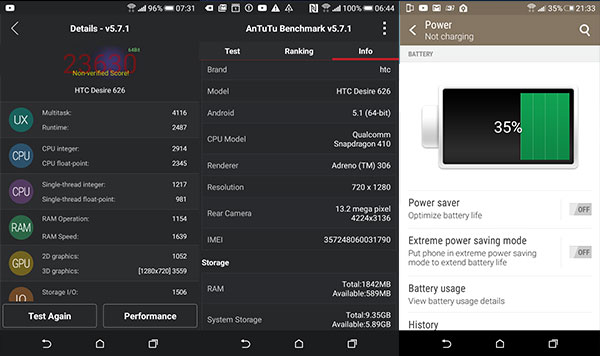 HTC DESIRE 626 RECENZIJA