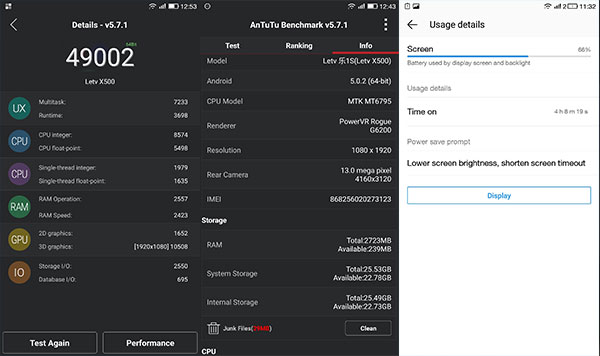 LETV LE 1S RECENZIJA SCREENSHOT PERFORMANSE