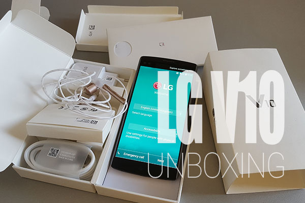 lg v10 unboxing