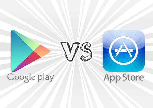 Play Store vs. App Store - dvostruko više, a upola manje