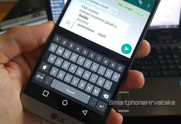 Novi Whatsapp bold kurziv