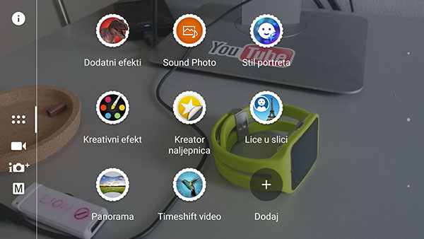 Sony Xperia X recenzija screenshot kamera