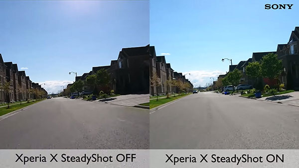Sony Xperia X steadyshot