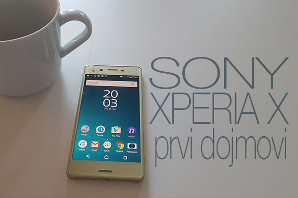 Xperia X na testu