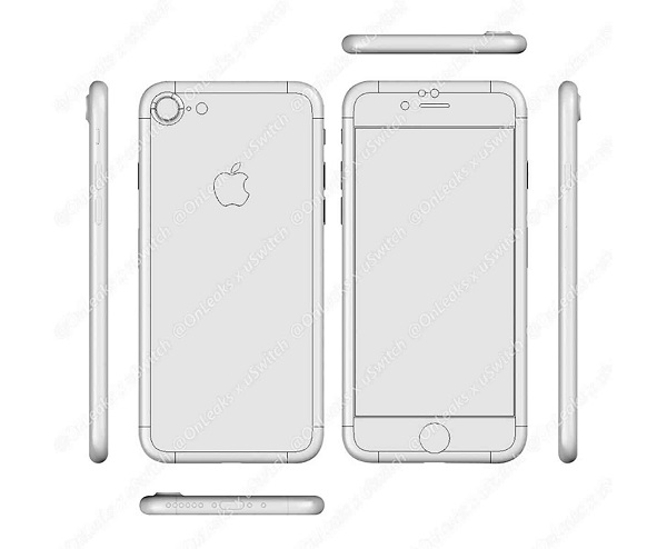iPhone 7 Plus CAD render