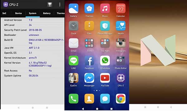 Huawei P9 Nougat
