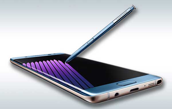 Galaxy Note 7 edge zaslon