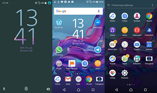 Sony Xperia XZ recenzija screen1