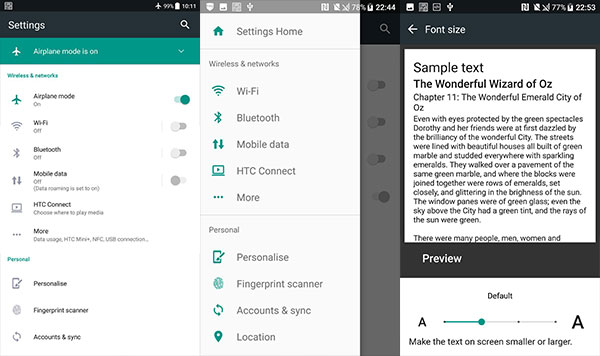 HTC 10 Android Nougat