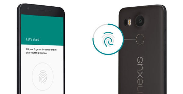 Nexus 5x fingerprint geste