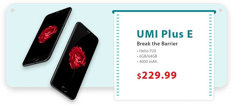 Akcija na Umi smartphone u Gearbestu, UMI Plus E sa 6 GB RAM-a samo $229