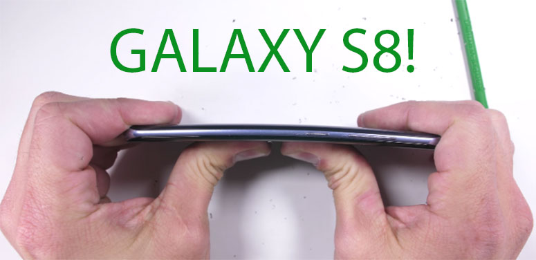 galaxy s8 bend test