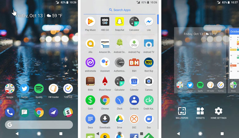 Instalirajte Pixel 2 launcher s tražilicom u doku na bilo koji Android