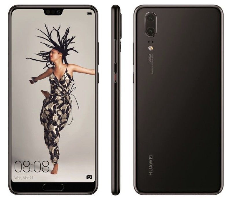 Huawei P20 službeni render