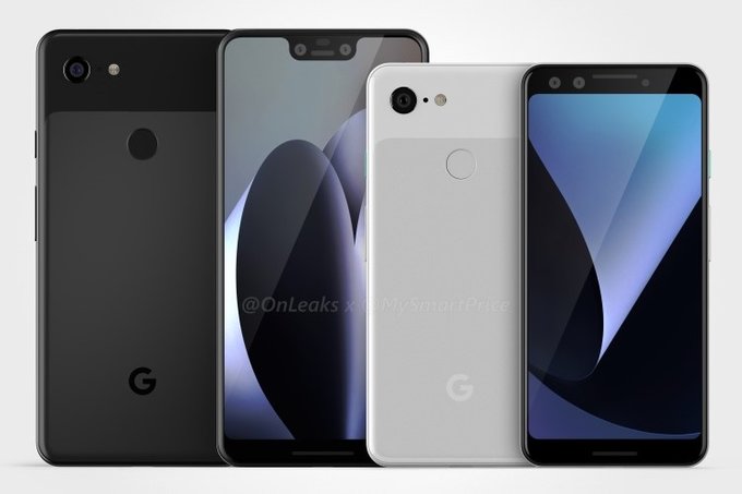 Novi Pixel 3 o PIxel XL 3 na friškim renderima