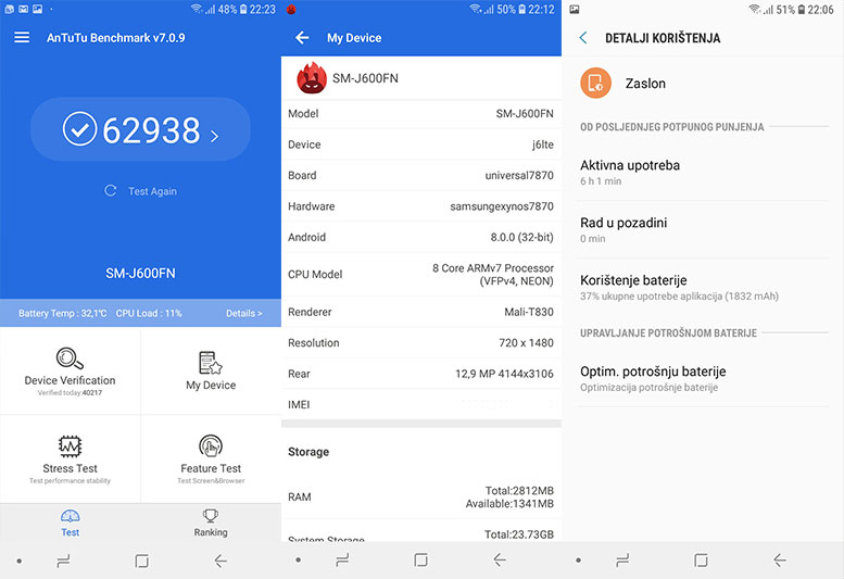 galaxy j6 recenzija