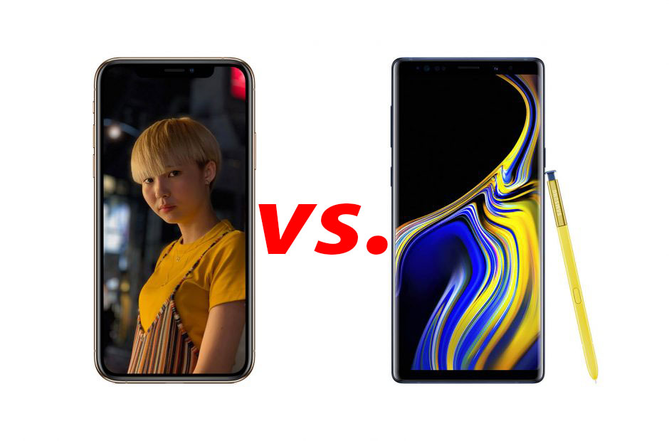 iphone xs max vs note 9