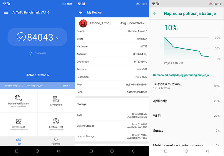 ulefone armor 5 recenzija