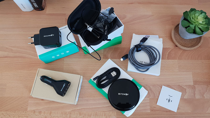 5-erostruki Blitzwolf unboxing