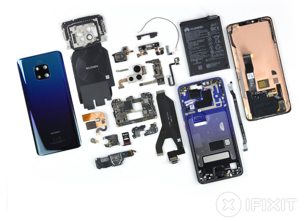 iFixit rastavio Huawei Mate 20 Pro - evo što su pronašli unutra
