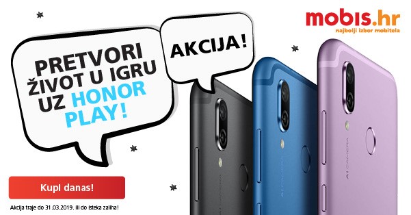 Honor pametni telefoni na akciji! Požuri i iskoristi vrhunsku ponudu na mobis.hr! 1