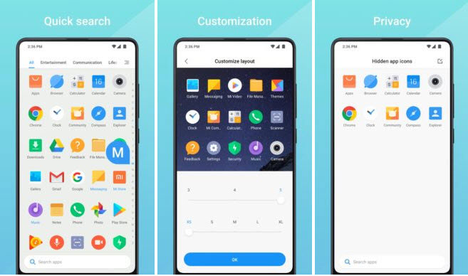 Isprobaj novi Xiaomiev Mint launcher