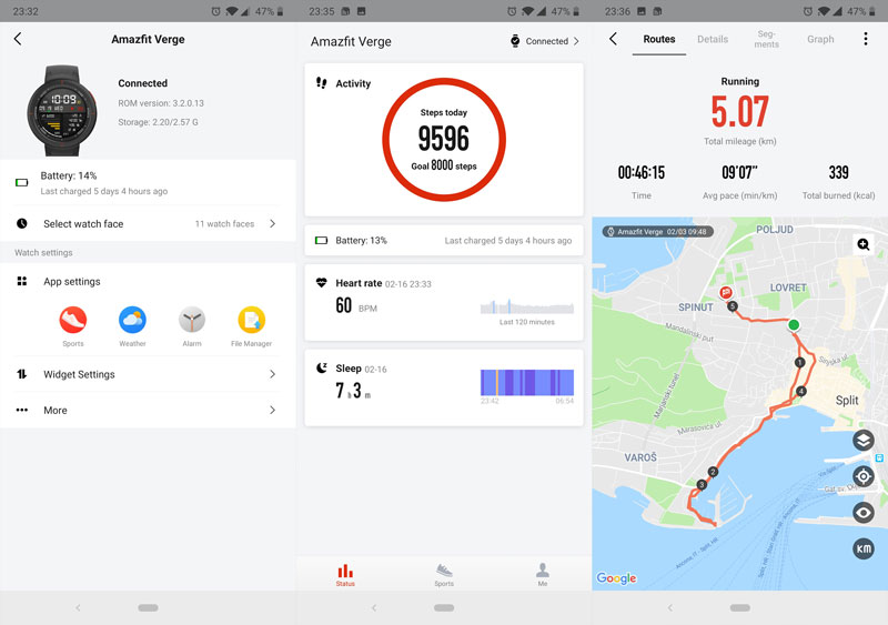 amazfit verge recenzija