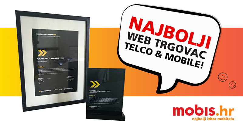 Mobis.hr, najbolji webshop u kategoriji Telco i mobile na natjecanju Web trgovac godine