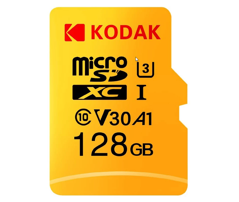 Kodak microSD kartica kapaciteta128GB može biti tvoja za samo €16,99