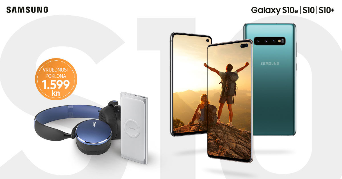 Samsung kupce Galaxy S10 uređaja nagrađuje AKG Y500 by HARMAN slušalicama i Wireless Battery Packom