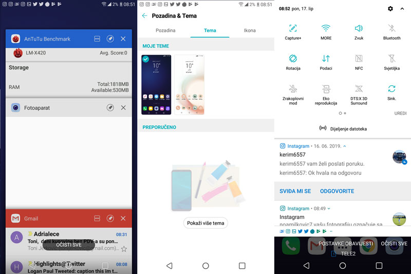 LG K40 recenzija