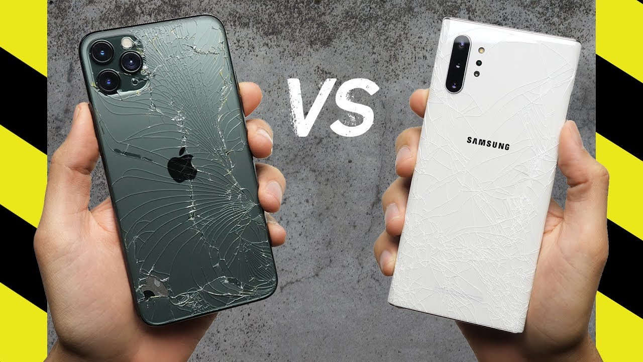 iphone-11-pro-max-vs-galaxy-note-10-drop-test