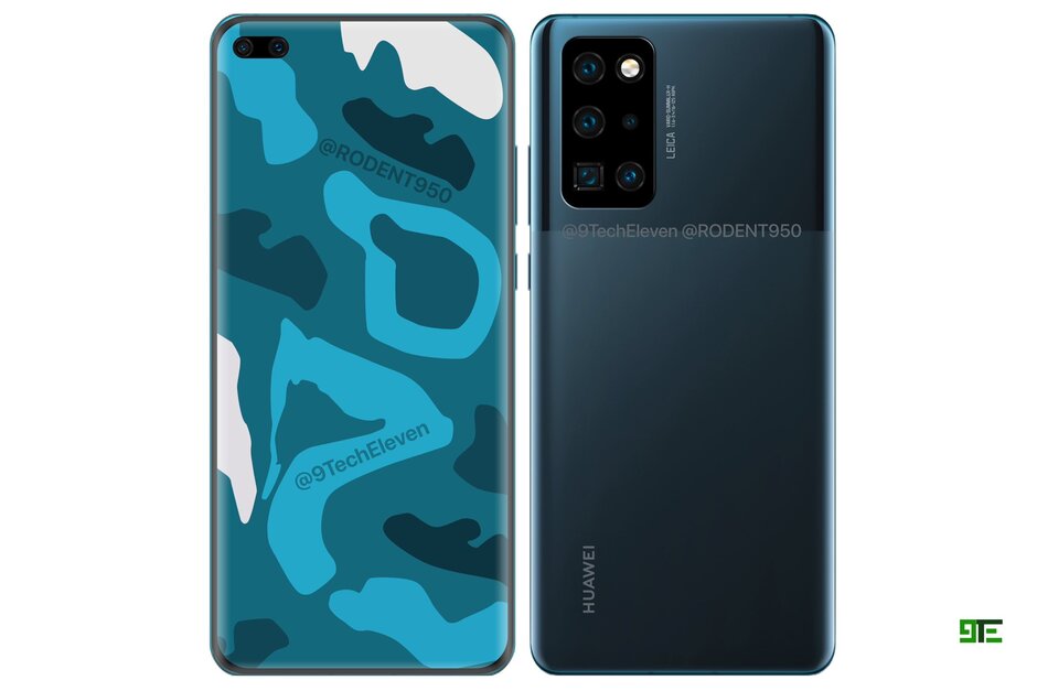 Huawei P40 Pro koncept render