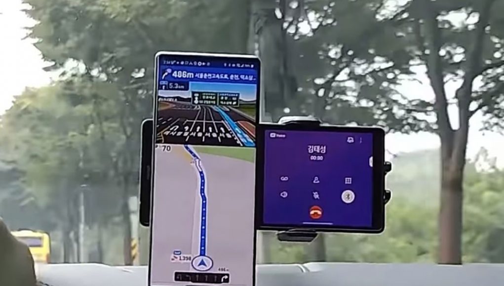LG Wing na videu