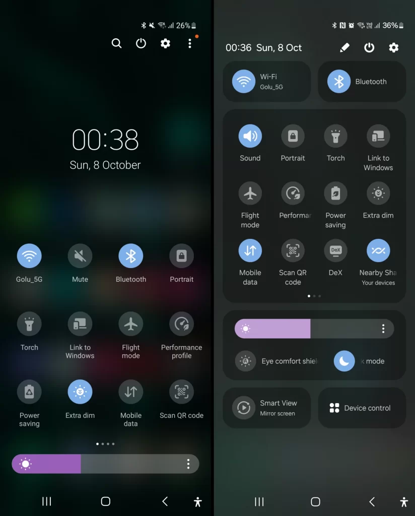 Samsung One Ui 5.1 vs One UI 6