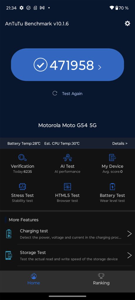 motorola g54 power recenzija