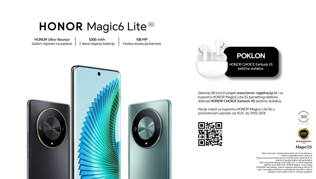 HONOR-Magic6-Lite-poklon-HONOR-Choice-Earbuds-X5-slusalice-1