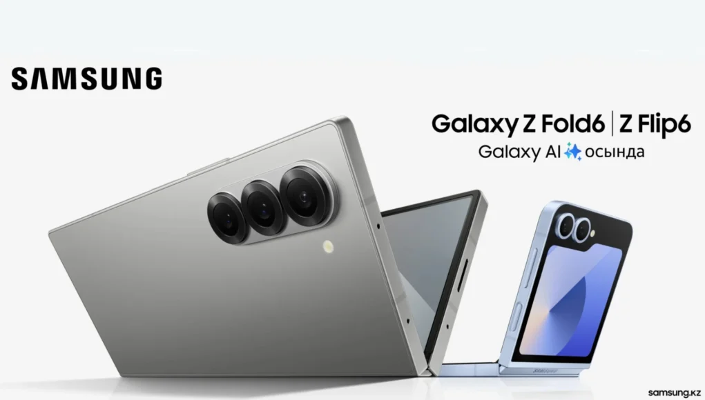 Samsung-Galaxy-Z-Flip-6-Fold-6-Real-Render-Leak-Kazakhstan galaxy z flip 6 i galaxy z fold 6 poster kazahstan