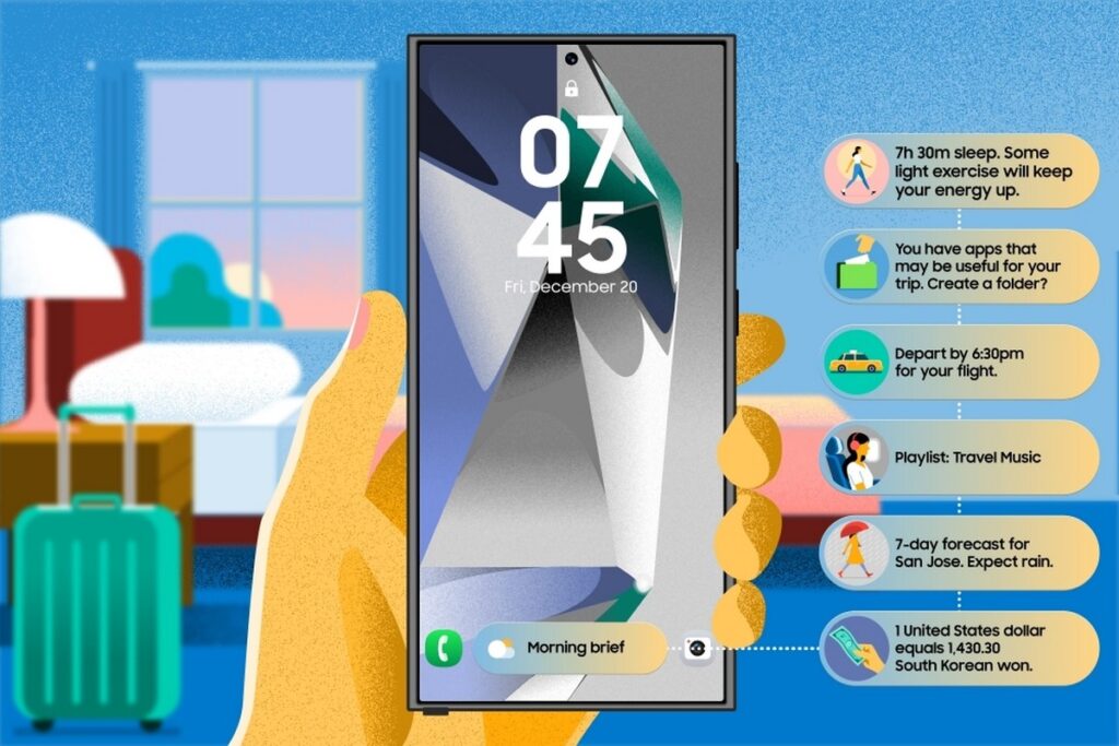 One UI 7 now bar